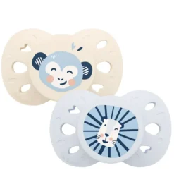 Sucettes anatomiques 6-18 mois animaux Biolane - lot de 2 sucettes