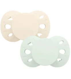 Sucettes anatomiques 0-6 mois unies Biolane - lot de 2 sucettes