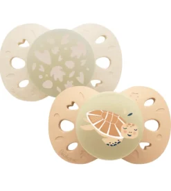 Sucettes anatomiques nuit 0-6 mois animaux Biolane - lot de 2 sucettes