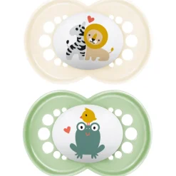 Sucettes Original anatomiques silicone 6mois+ MAM - lot de 2 sucettes