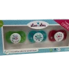 Sucettes silicone symétriques 6 m+ Luc et Léa - 3 sucettes dont 1 offerte