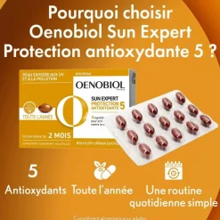 Sun Expert protection antioxydante Oenobiol - boite de 60 capsules