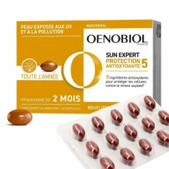 Sun Expert protection antioxydante Oenobiol - boite de 60 capsules