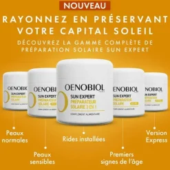 Sun Expert Préparateur solaire 3 en 1 Oenobiol - lot de 2 boîtes de 30 capsules
