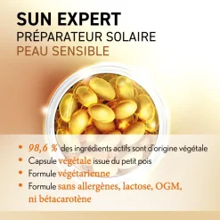 Sun Expert Préparateur solaire peau sensible Oenobiol