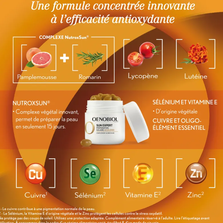 Sun expert Préparation solaire accélérée Oenobiol