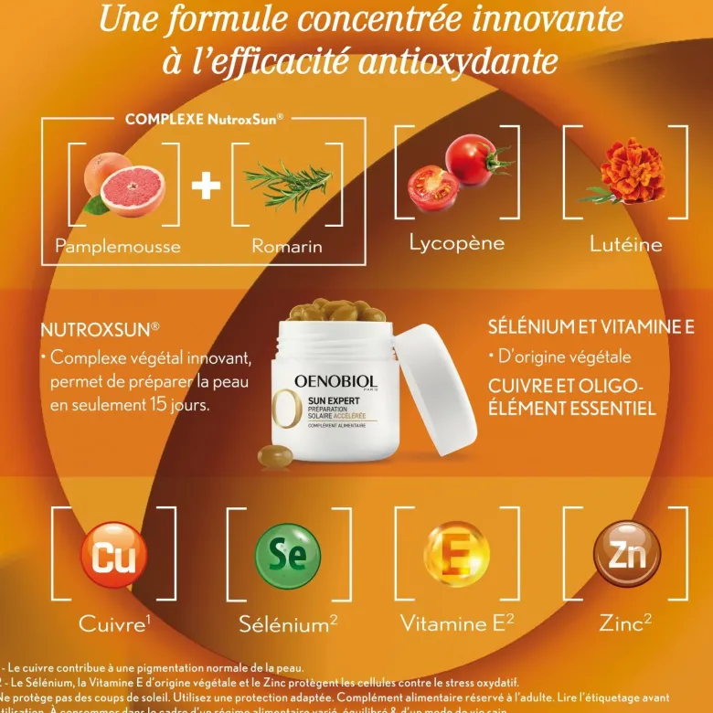 Sun expert Préparation solaire accélérée Oenobiol
