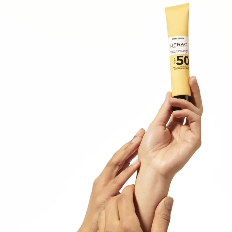 Sunissime fluide velouté solaire SPF50+ Lierac - tube de 40ml