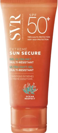 Sun Secure Extreme Gel ultra mat multi-résistant SPF50+ SVR - tube de 50 ml