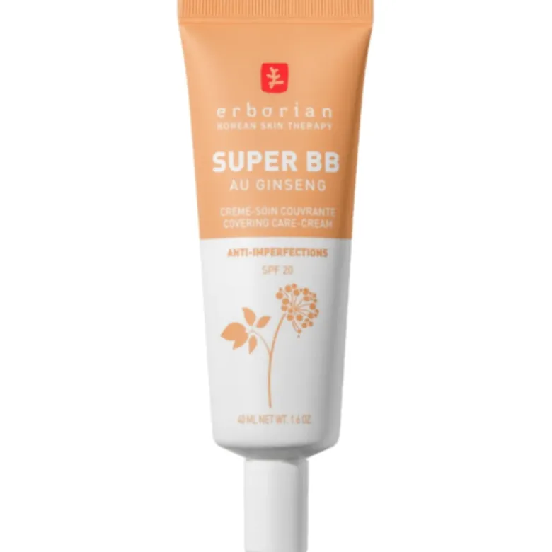 Super bb crème-soin couvrante anti-imperfections doré spf 20 Erborian