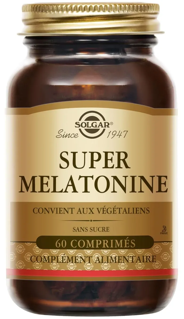 Super mélatonine Solgar – 60 comprimés