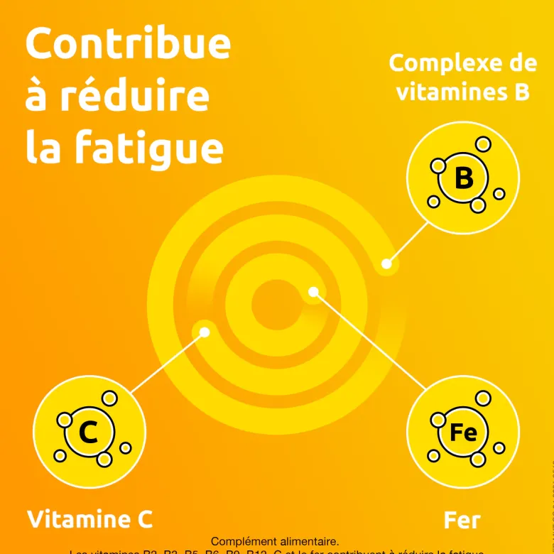 Supradyn Intensia Vitamines, Minéraux et Fer effervescent 30 comprimés Réduit la fatigue