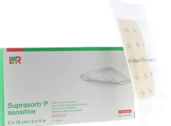 Suprasorb P Sensitive border lite Pansement hydrocellulaire siliconé Lohmann & Rauscher - 10 pansements