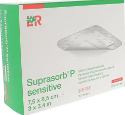 Suprasorb P Sensitive border lite Pansement hydrocellulaire siliconé Lohmann & Rauscher - 10 pansements