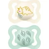 Supreme sucettes silicone 2-6 mois Mam - lot de 2 sucettes