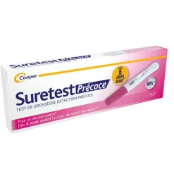 Suretest Test de grossesse précoce Cooper - un test