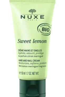 Sweet Lemon crème mains et ongles bio + stick à lèvres hydratant bio Nuxe