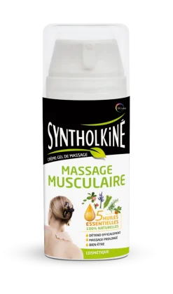 Syntholkiné crème gel de massage Massage musculaire - flacon-pompe de 75 ml