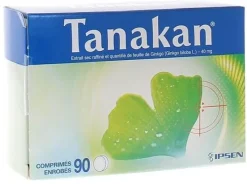 Tanakan 40mg comprimé enrobé