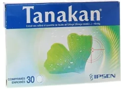 Tanakan 40mg comprimé enrobé