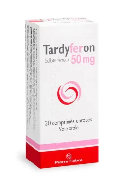 Tardyferon 50 mg - 30 comprimés enrobés
