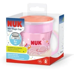 Tasse Mini Magic Cup nuit 6 mois + Nuk - une tasse de 160ml