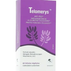 Telomerys anti-âge phyto research - Boite de 60 gélules végétales
