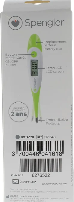 Tempo 10 Flex Thermomètre digital flexible Spengler - un thermomètre
