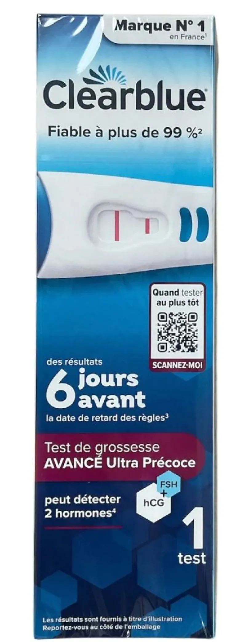 Test de grossesse détection précoce Clearblue
