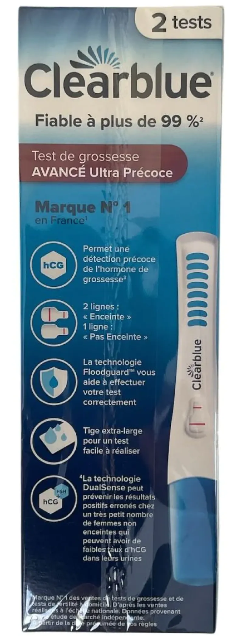 Test de grossesse détection précoce Clearblue