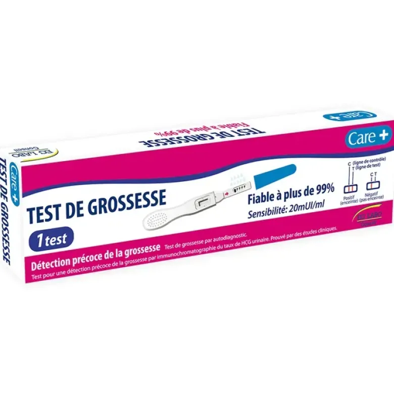 Test de grossesse précoce Care+ EG Labo - un test