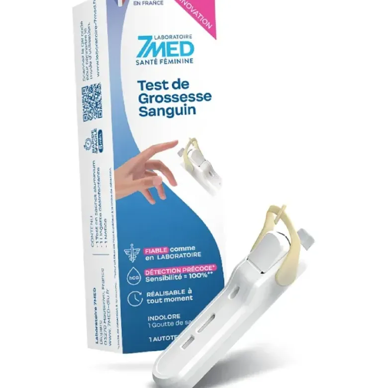 Test de grossesse sanguin 7 Med - boîte de 1 autotest