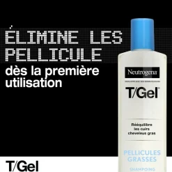 T/Gel Shampooing antipelliculaire pour pellicules grasses Neutrogena - flacon de 250 ml