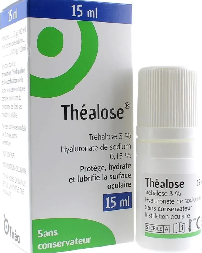 Théalose solution oculaire – flacon 15 ml