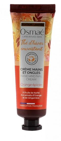 Thé d'hiver envoûtant crème mains et ongles Osmaé - tube de 30ml
