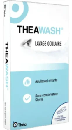Theaphy hygiène oculaire Théa - boite de 10 unidoses de 5ml