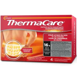 ThermaCare patchs auto-chauffants 16h bas du dos et hanches Cooper - boite de 4 patchs
