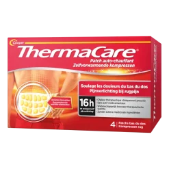 Thermacare patchs auto-chauffants pour le bas du dos Cooper - boîte de 2 patchs auto-chauffants