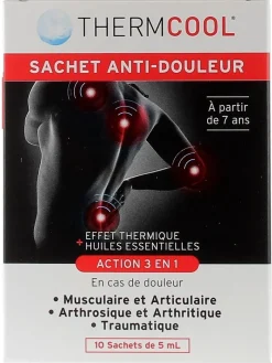 Therm Cool Gel anti-douleur TheraPearl - 10 sachets de 5 ml