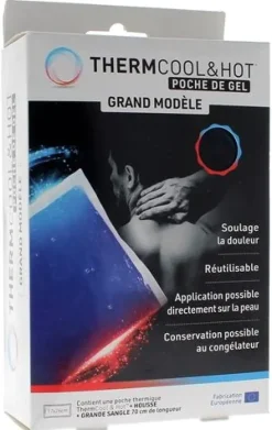 Thermcool&hot Poche de gel grand modèle - boîte d'une poche de 17x26cm
