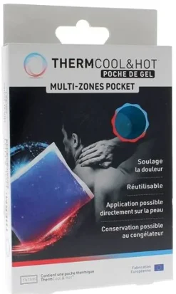 Thermcool&hot Poche de gel multi-zones pocket - boîte d'une poche de 11x11cm