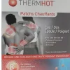 ThermHot Patchs chauffants cou/dos/épaule/poignet Therapearl - boîte de 2 patchs de 29 x 9 cm