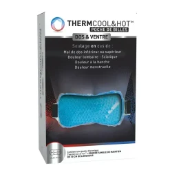Thermocool&hot poche de billes dos et ventre Bausch lomb - poche de billes 46,5x19cm