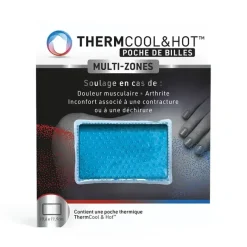 Thermocool&hot poche de billes multi-zones Bausch lomb - poche de billes 19,6x11,9cm
