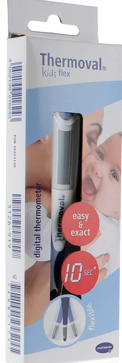 Thermomètre digital thermoval kids flex Hartmann - un thermomètre