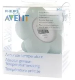 Thermomètre numérique pour le bain ou la chambre couleur : blanc Philips Avent - 1 thermomètre