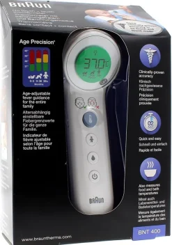 Thermomètre sans contact + contact BNT 400 Braun - 1 Thermomètre