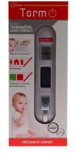 Thermomètre sans contact SC02 Torm - un thermomètre