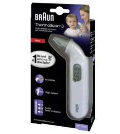 Thermoscan 3 thermomètre auriculaire compact IRT 3030 Braun - 1 thermomètre