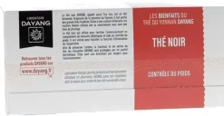 Thé noir original Yunnan réduction des graisses Dayang - boîte de 20 sachets
